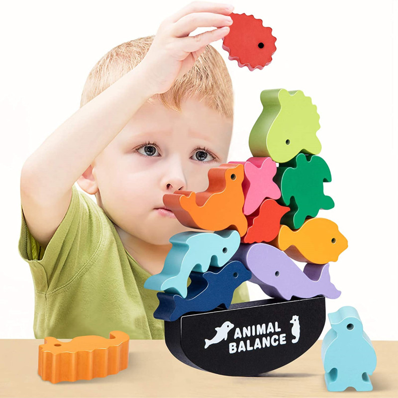 Board Game Question - New Children Montessori Wooden Animal Balance