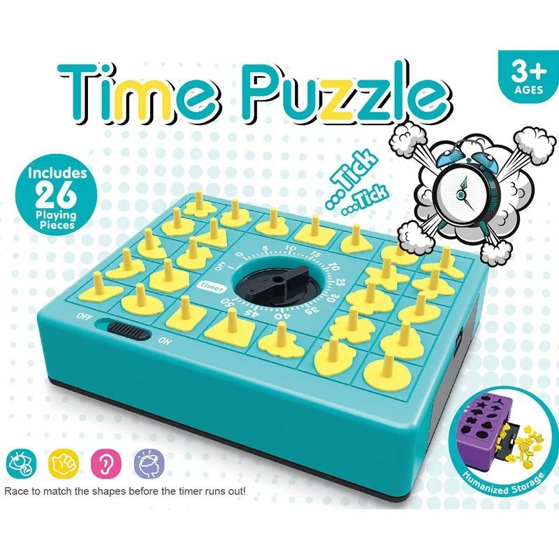 Board Game Question - Children Time Board Puzzle Educational Table