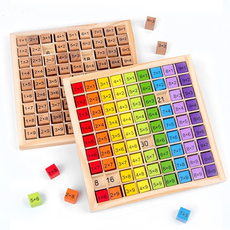 Board Game Question - Montessori Children Educational Toys Wooden Multiplication