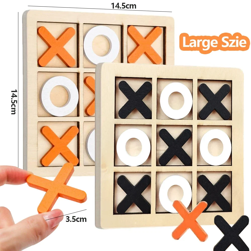 Wooden XO Tic Tac Toe Game Min - đánh giá và giá Board Game Question