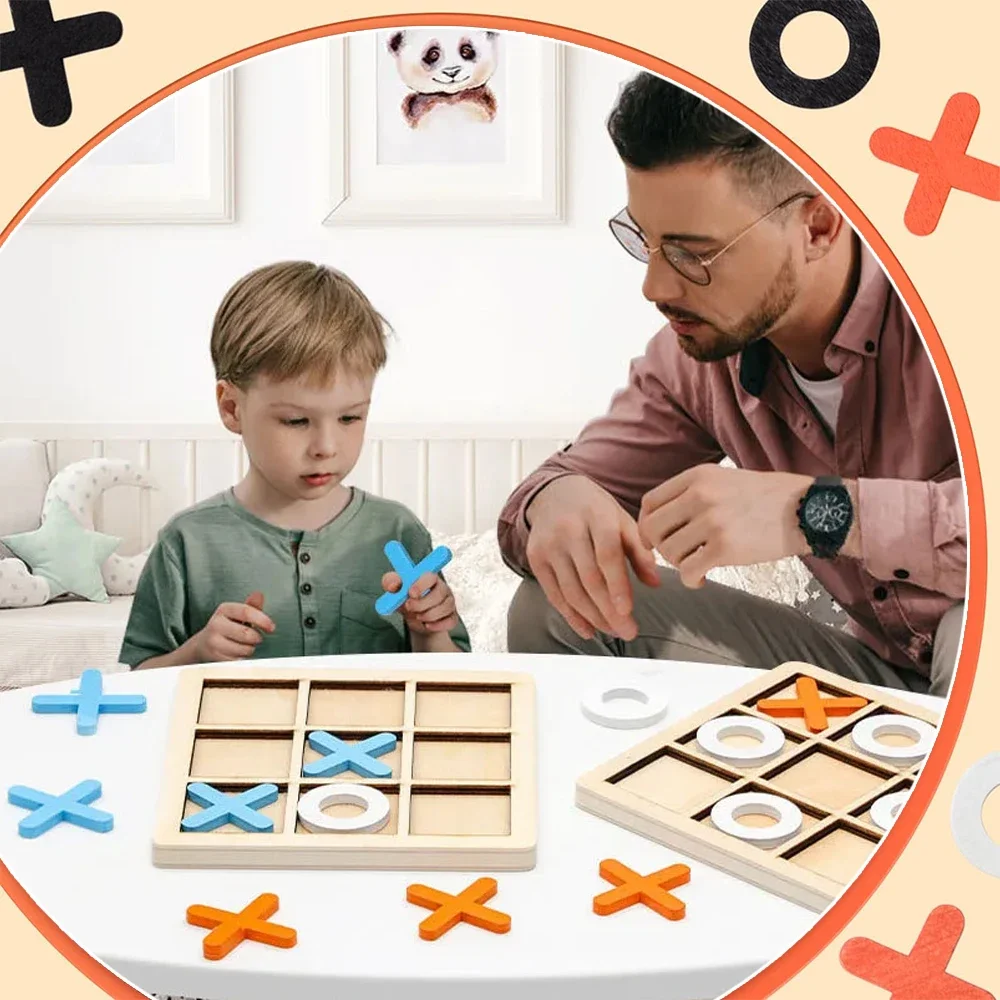 Wooden XO Tic Tac Toe Game Min - đánh giá và giá Board Game Question