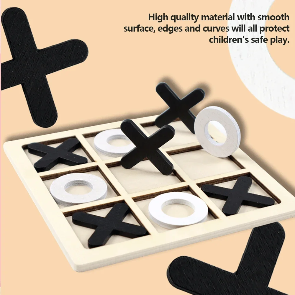 Wooden XO Tic Tac Toe Game Min - đánh giá và giá Board Game Question