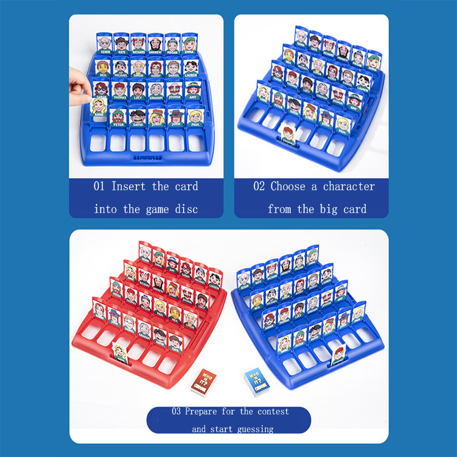 Guess who I am Board Game Pare - đánh giá và giá Board Game Guess Who