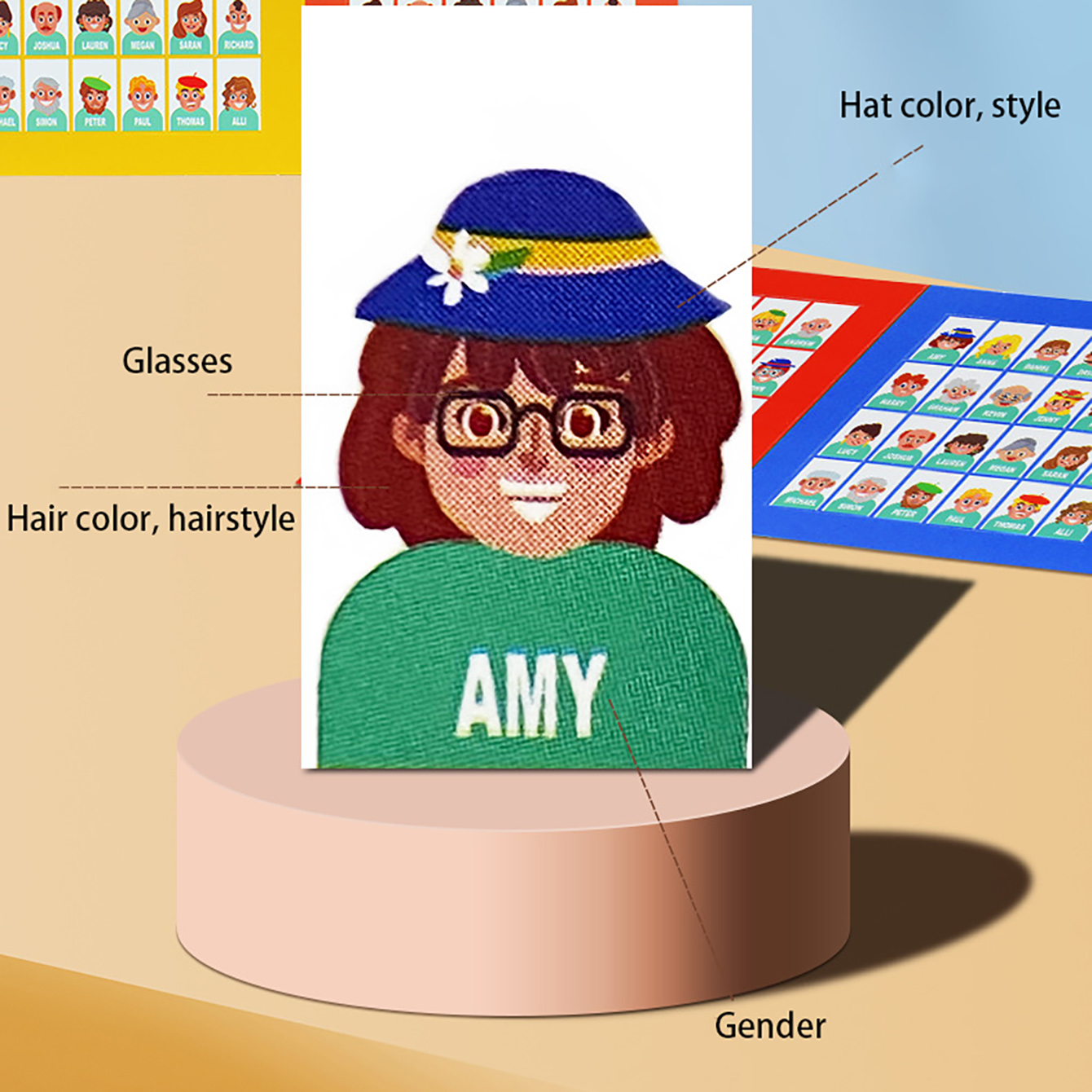 Family Guessing Board Game Who - đánh giá và giá Board Game Guess Who