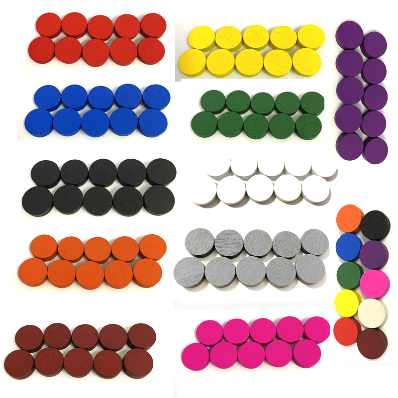 100pieces Diameter 15*5MM Wood - đánh giá và giá Board Game Hegemony