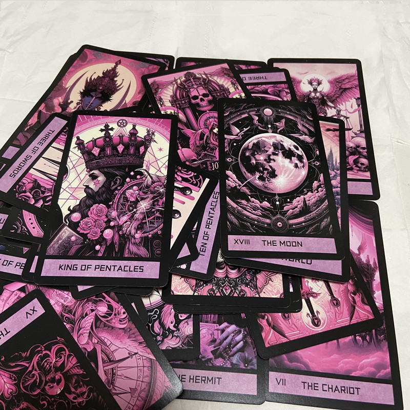 Pink Gothic Tarot Deck 78 Card - đánh giá và giá Board Game Of Life