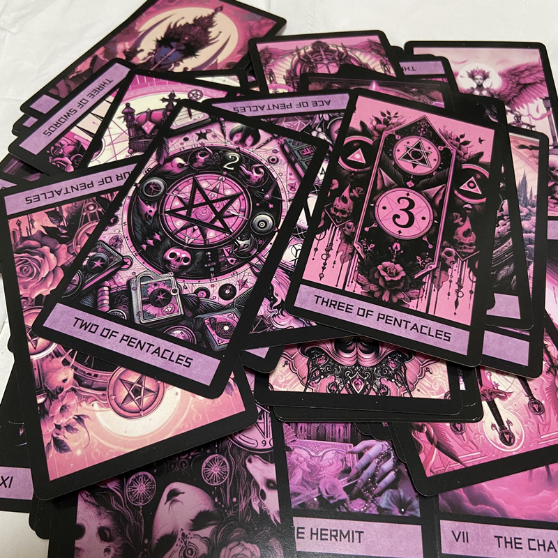 Pink Gothic Tarot Deck 78 Card - đánh giá và giá Board Game Of Life