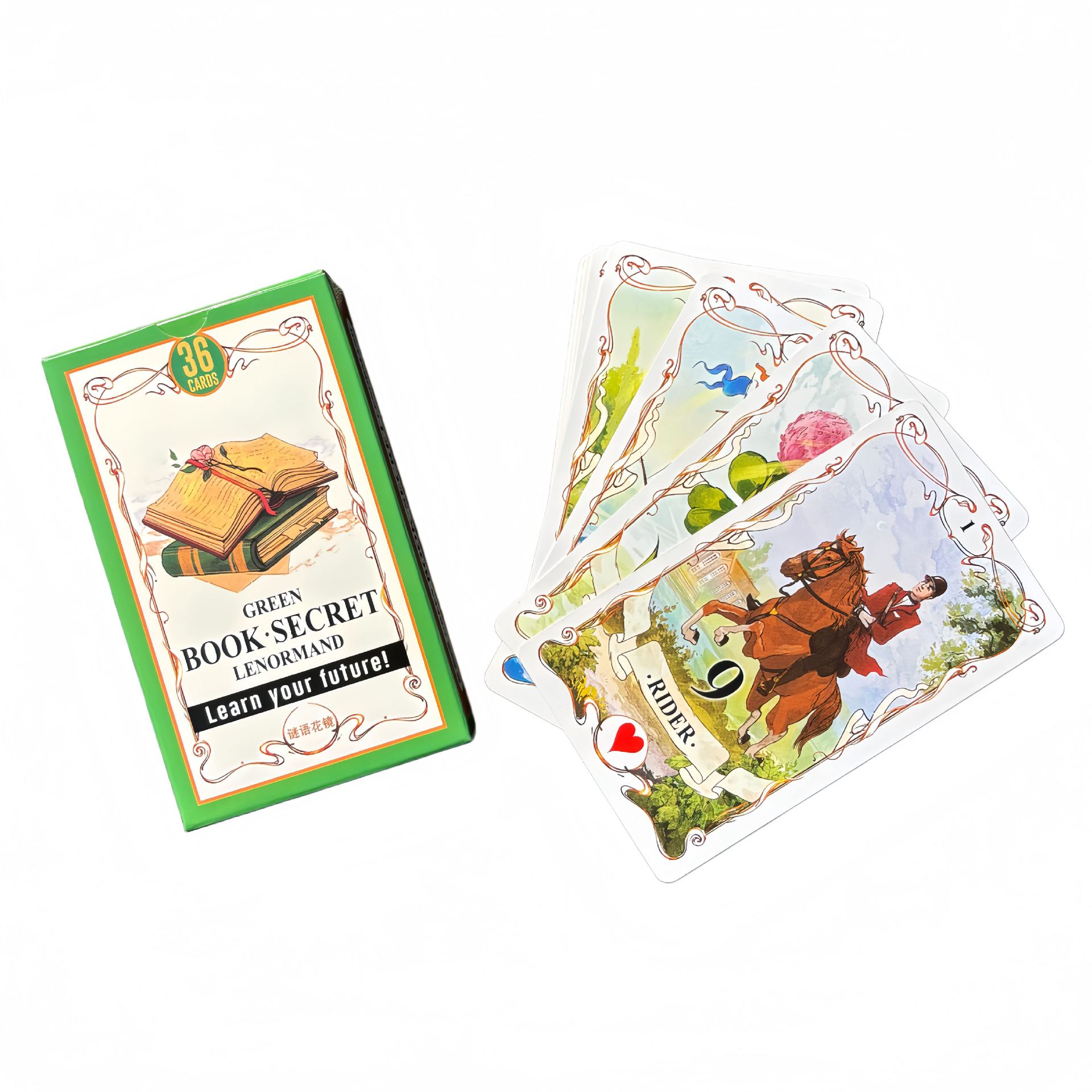 Green Book Secret Lenormand Or - đánh giá và giá Board Game Of Life