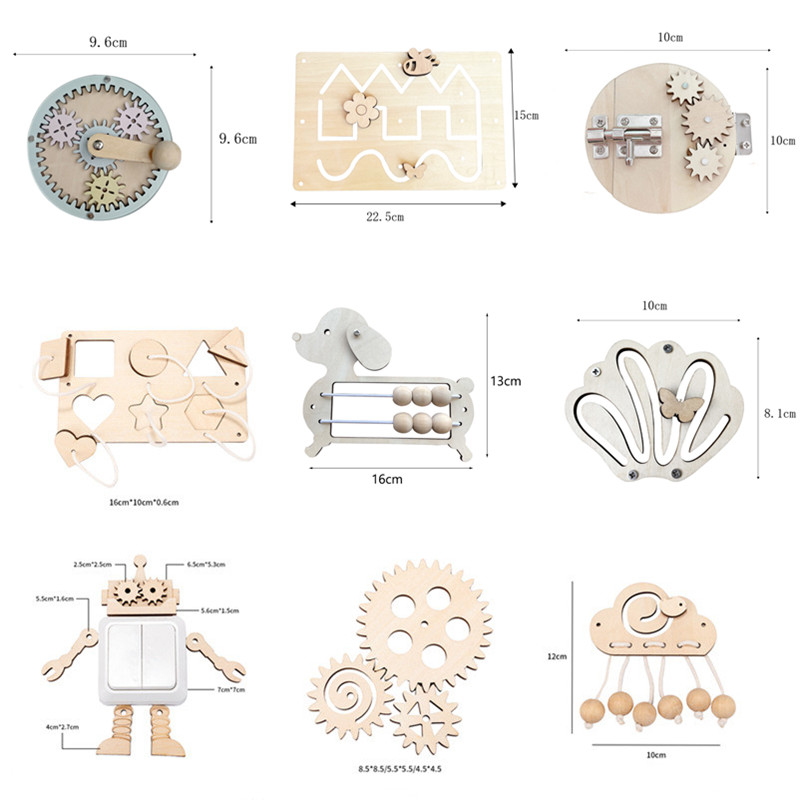 Kids Busy Board DIY Accessorie - đánh giá và giá Board Game Diy