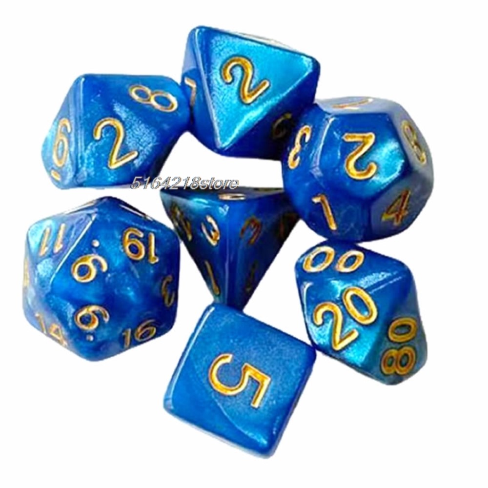 7pcs Set Dice Board Games Roll - đánh giá và giá Board Game Hegemony