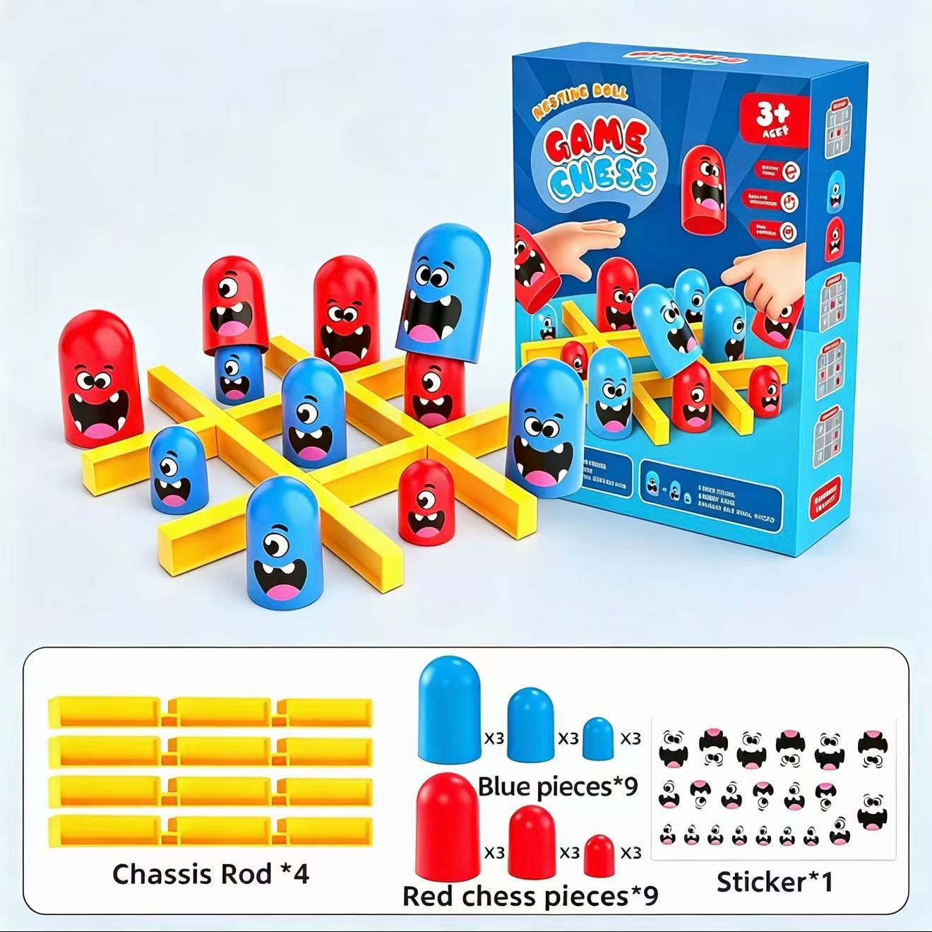 Tic-Tac-Toe Eat-and-Be-Sized S - đánh giá và giá Board Game Question